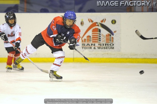 2011-02-13 Milano 0402 Hockey Milano Rossoblu U10-Aosta - Leonardo Quadrio